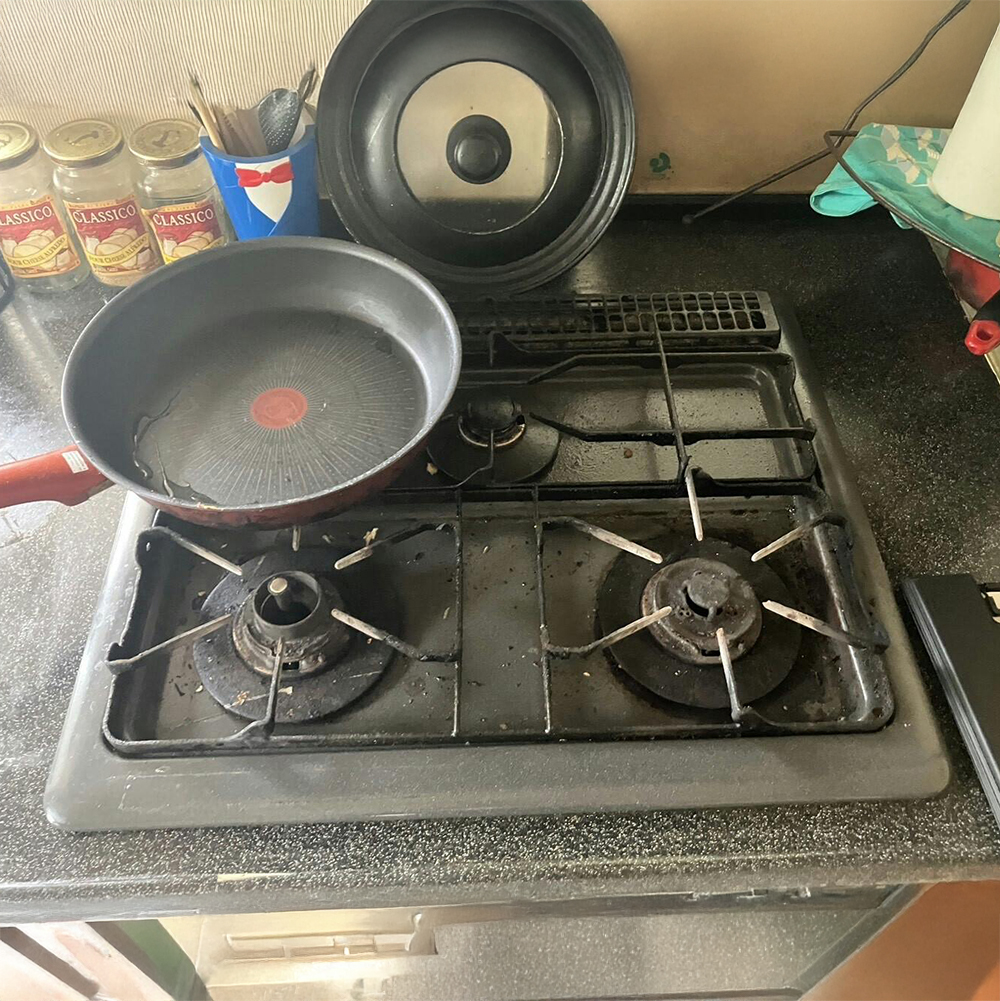 換気扇の故障がきっかけでしたが、ご一緒にガスコンロの交換もおすすめしました。