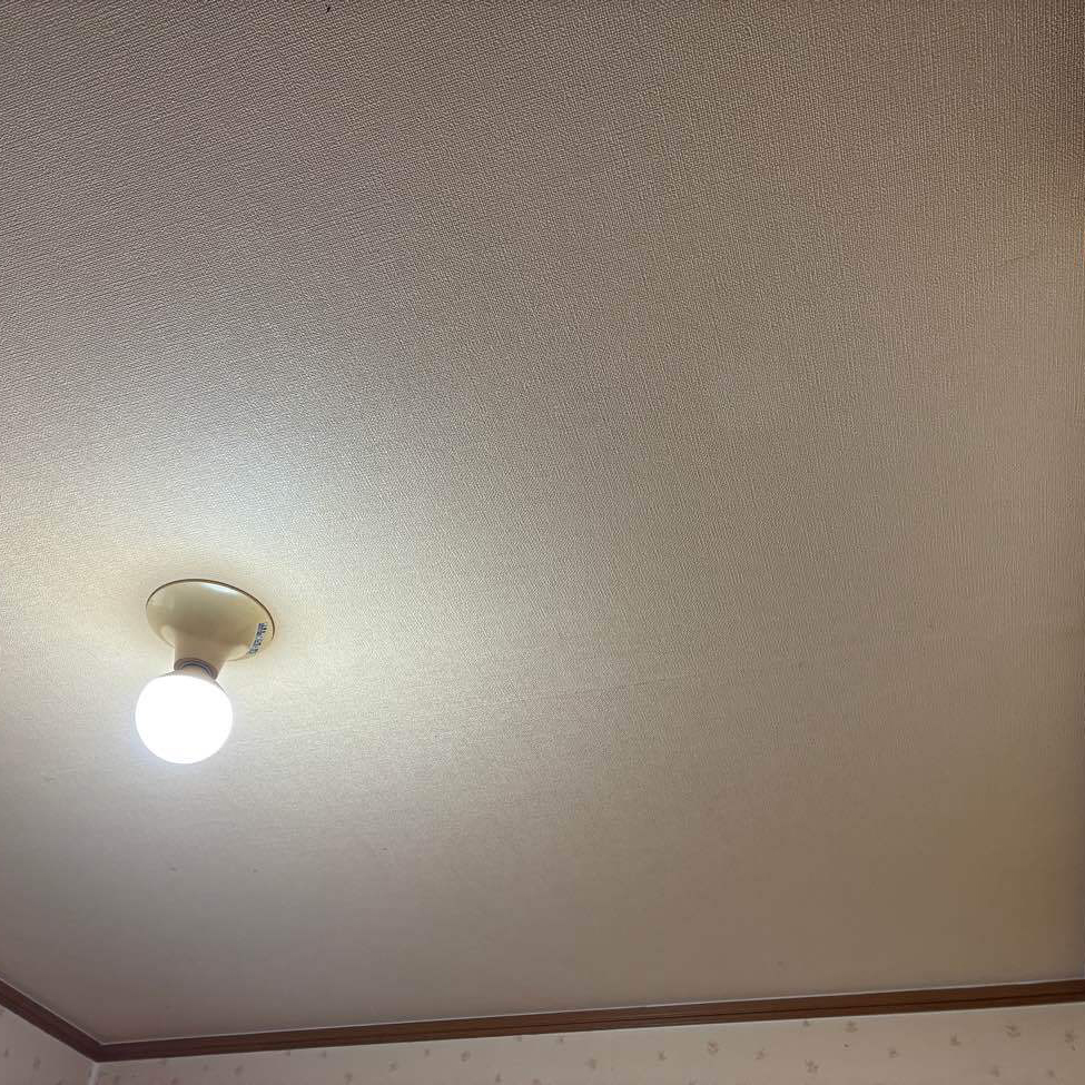 壁紙の汚れが気になっておられました。