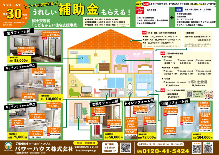 \\こどもみらい支援事業// 最大30万円の補助金！！