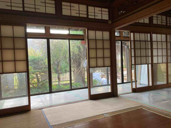 純和風タイプの日本家屋のリノベーション工事の工程
