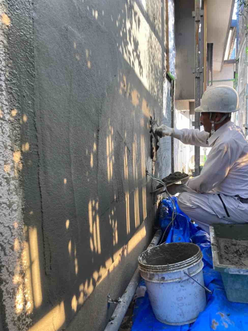 2階建てフルリノベーションの工事の様子