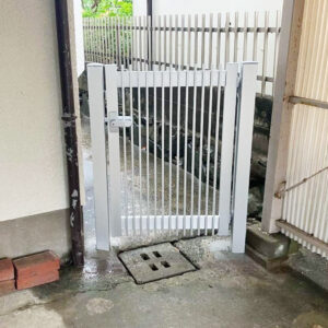 福津市Ｍ様邸　門扉新設リフォーム工事｜YKKAPシンプレオTB4型