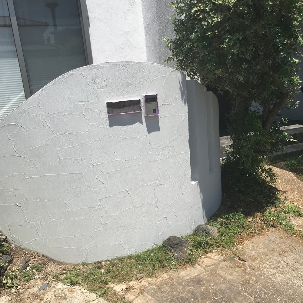 福岡県福岡市南区　T様邸　塀塗装リフォーム工事