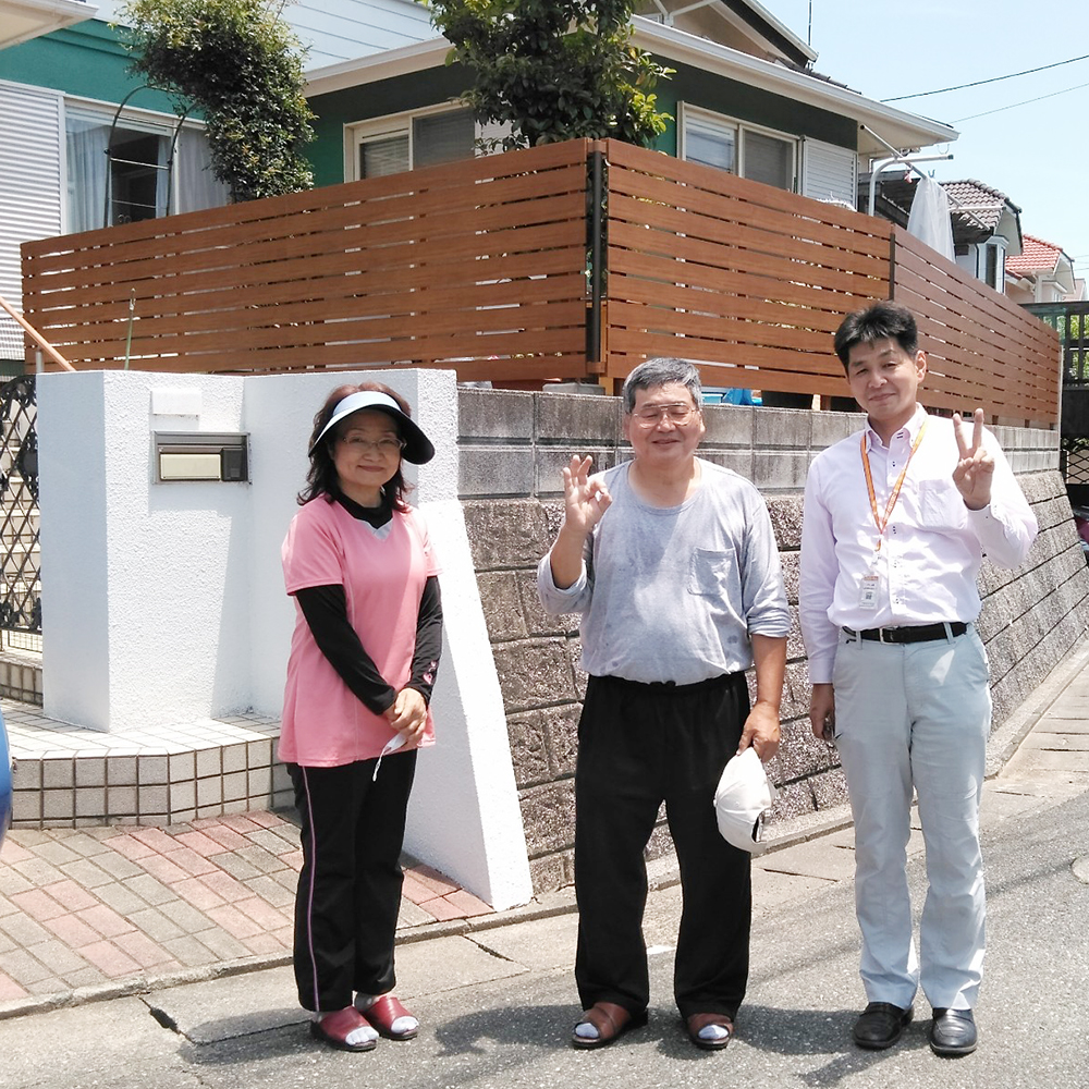 福岡市東区　フェンス工事