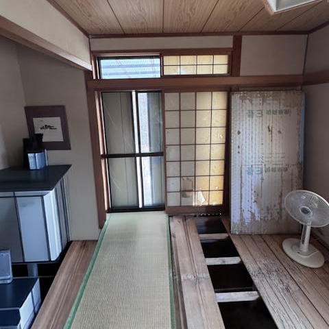 畳がシロアリの被害にあわれていました。