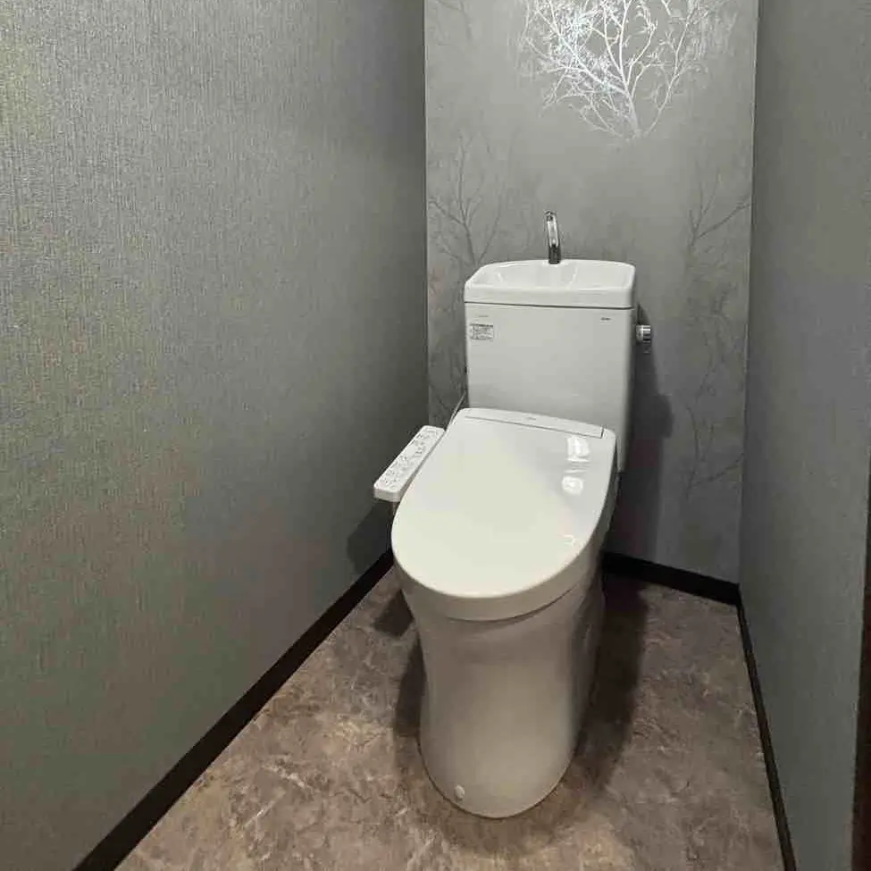 福岡市中央区Ｋ様邸　トイレ交換リフォーム工事｜ＴＯＴＯ「ピュアレストＱＲ」