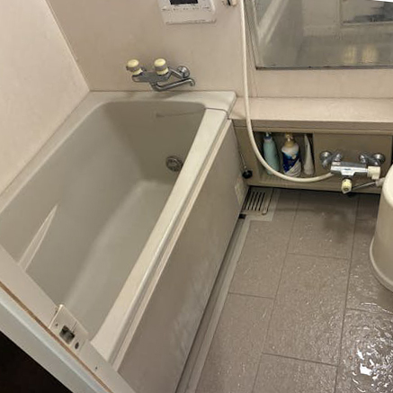 サビが多く汚れも気になっておられました。