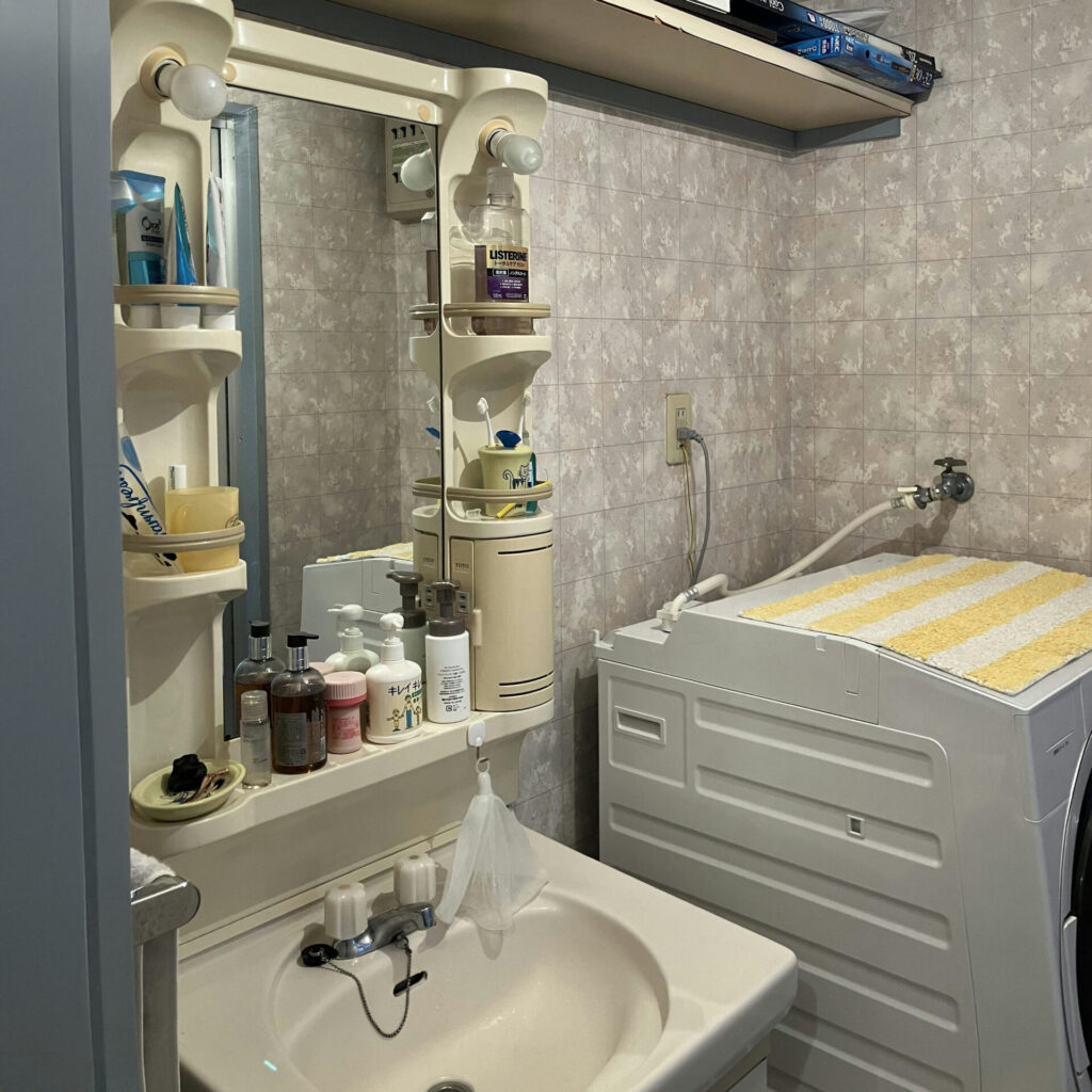 リフォーム前。古くなったと感じておられました。