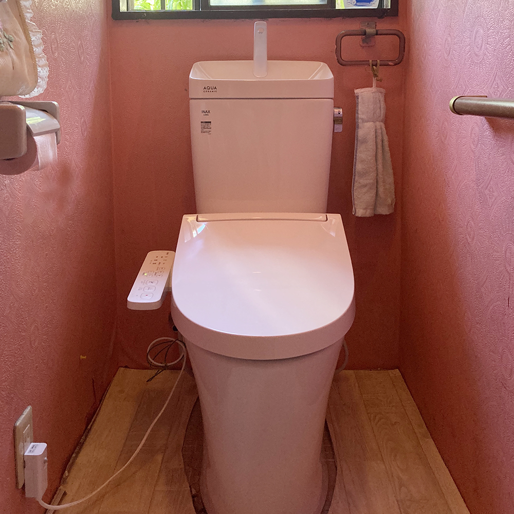 ​福岡市東区 K様邸 トイレ交換リフォーム | LIXILアメージュ便器で清掃性向上と節水実現
