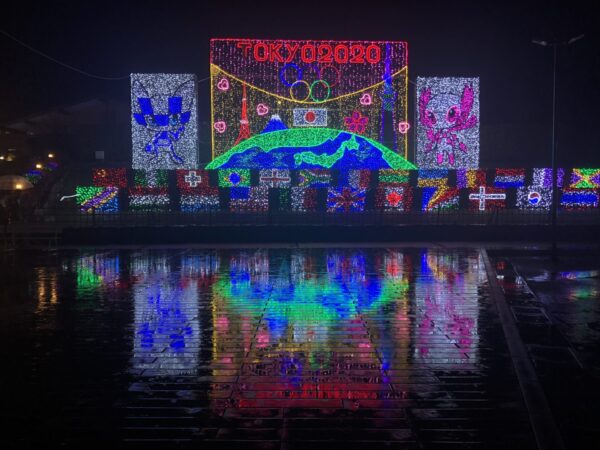 イルミネーションは小雨の日もおすすめ