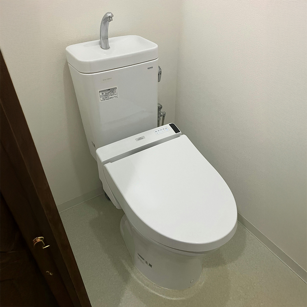ウォシュレットがこわれていました。