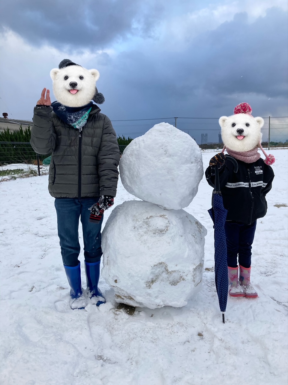 いい思い出となった2021年の雪