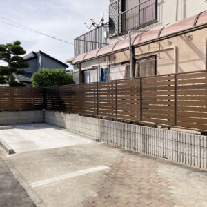 福岡県福岡市東区　Y様邸　フェンス交換リフォーム工事