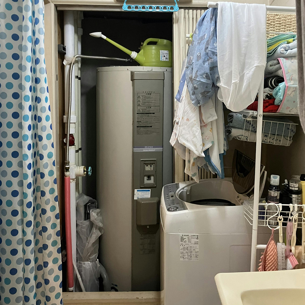 電気温水器の故障で、お湯が出ない状態でした。