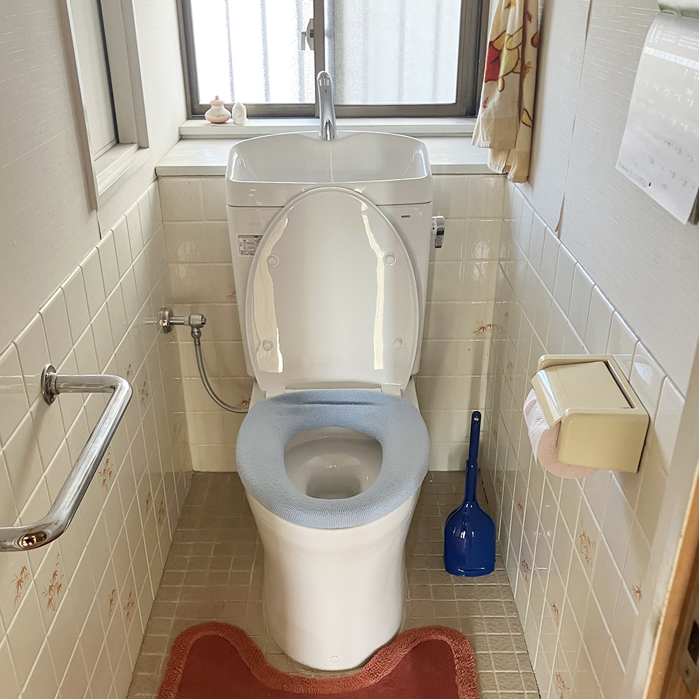 福岡市東区Ｍ様邸　トイレ交換リフォーム工事｜配管洗浄でつまりを解消