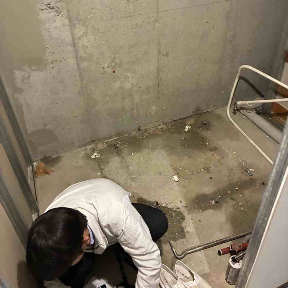 まずは、撤去。