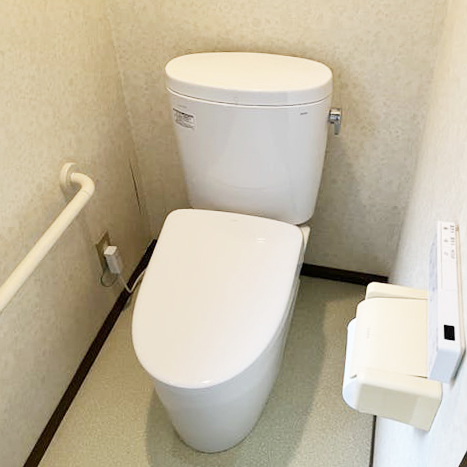 清掃性の高いスッキリとしたピュアレストEXをセレクトされました。