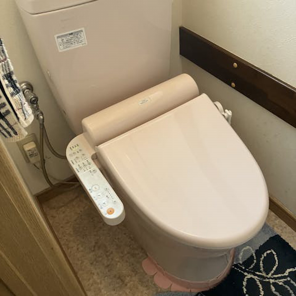 ウォシュレットの不具合がリフォームのきっかけでした。