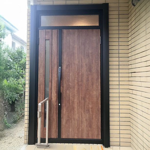 福岡市南区Ｋ様邸　玄関交換リフォーム工事｜断熱性・防犯性をたかめます