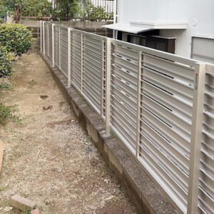 福岡市東区Ｎ様邸　フェンス取付リフォーム工事｜YKKAPシンプレオ