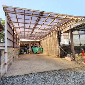 久山町Ｋ様邸　波板張替えリフォーム工事｜タキロン熱線カット