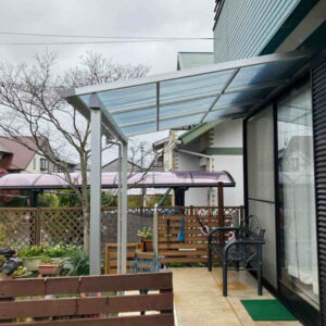糟屋郡宇美町Ｋ様邸　テラス屋根取付リフォーム工事｜YKKAP「ソラリアテラス屋根」