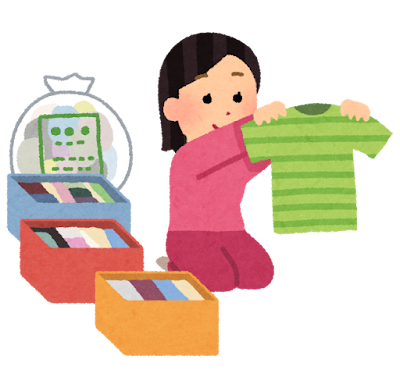 我が家が実際している簡単衣替え
