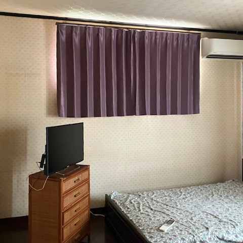 初盆前に寝室をきれいにしたかったそうです。