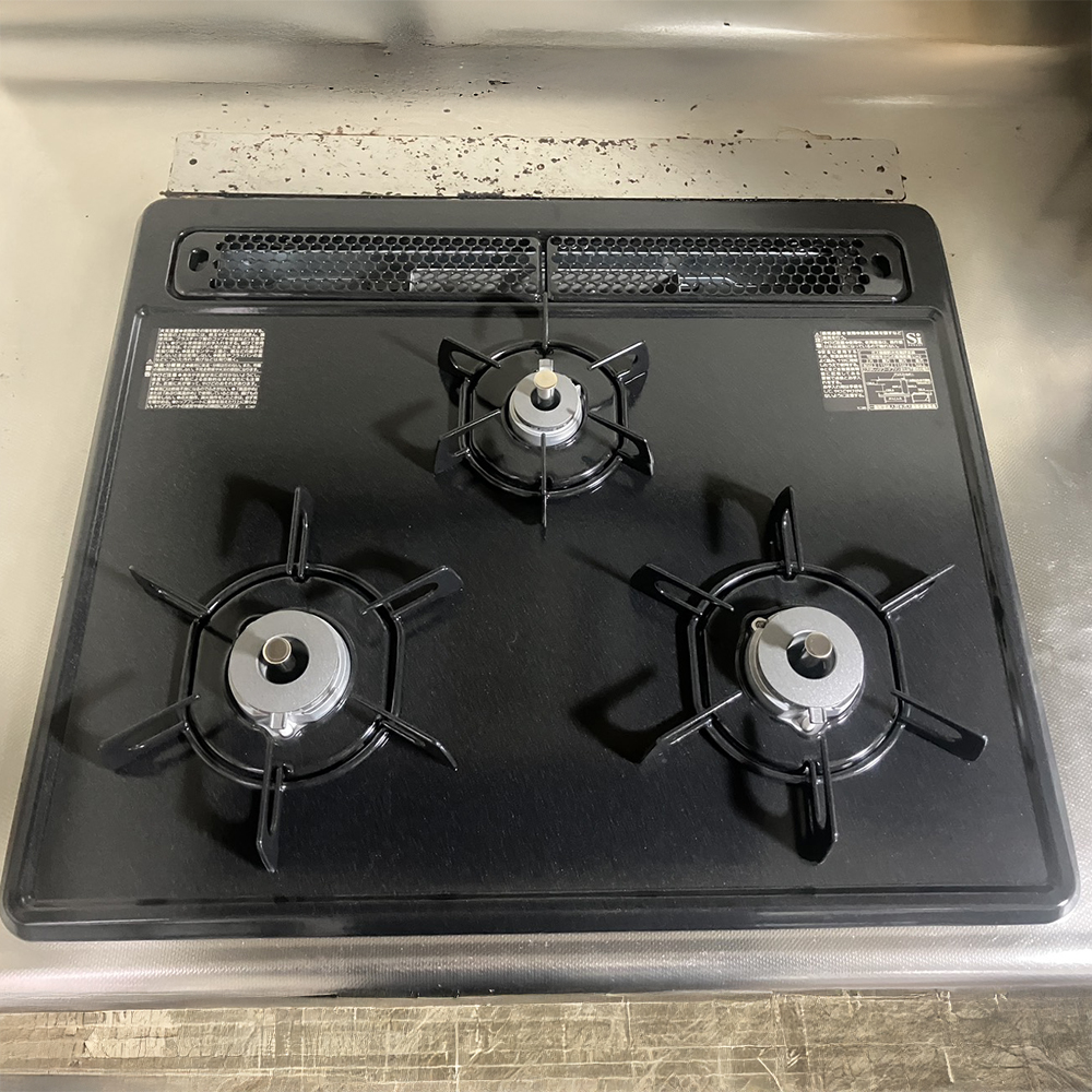 福岡市博多区Ｎ様邸　ガスコンロ交換リフォーム工事｜ノーリツ「ホーロートップ ビルトインガスコンロ」