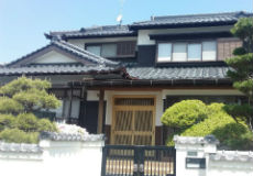 福岡市東区 O様邸 焼杉張替・外壁塗装・玄関屋根リフォーム