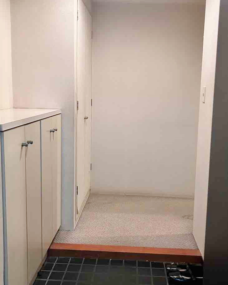 リノベ前の玄関。
