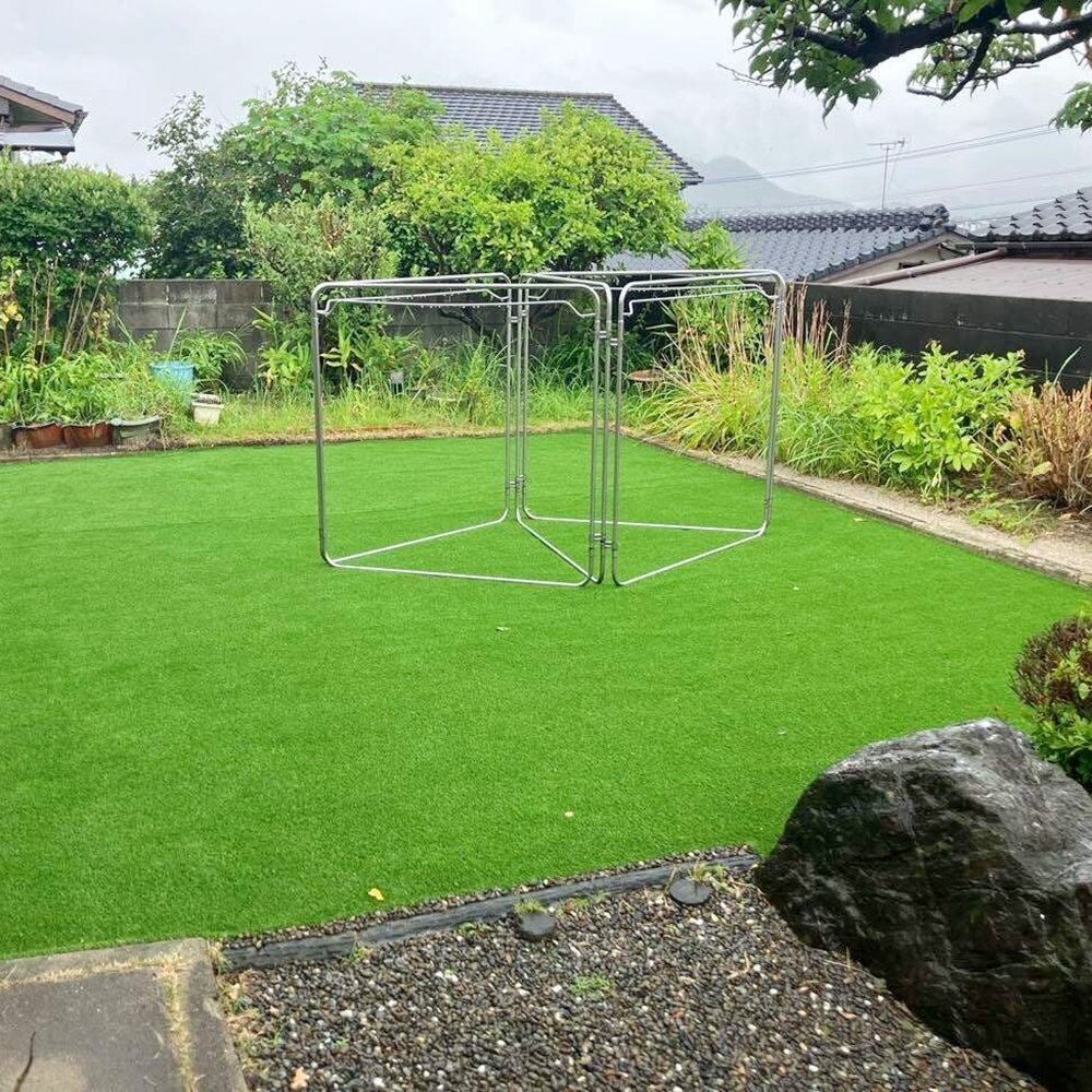 福津市Ｍ様邸　人口芝敷設リフォーム工事｜タカショー「リアルパイル」