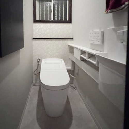 福岡市東区Ｕ様邸　トイレ交換リフォーム工事｜Panasonicアラウーノ