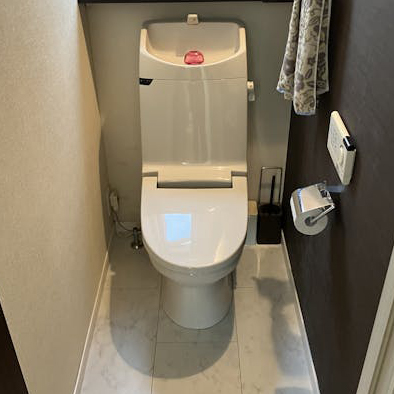 ウォシュレットが動作不良を起こしていました。