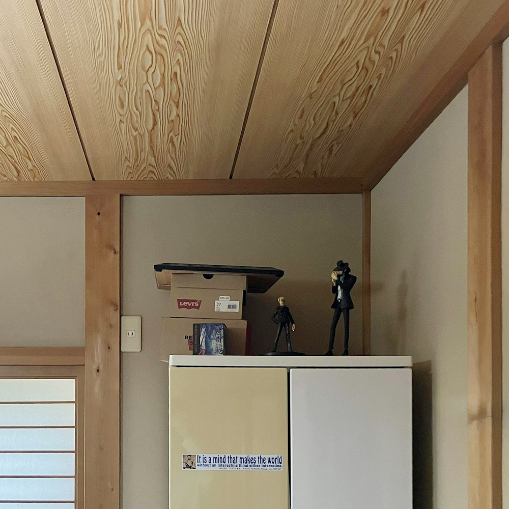 ２階を模様替えされたときに、あまりに暑かったので