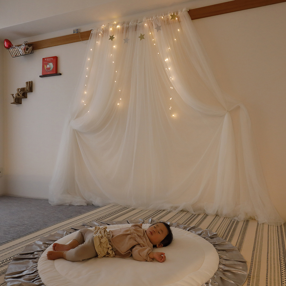 和室は畳の表替えをして、現在はお子様のプレイルームとして活用。<br />
お昼寝にも最適です。