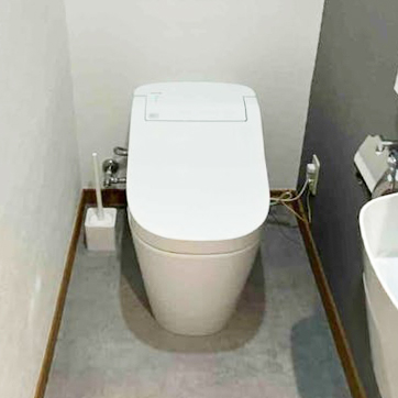 宗像市　トイレ交換リフォーム工事｜Panasonic　アラウーノ