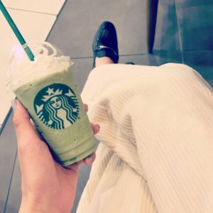 抹茶クリームフラペチーノ♪